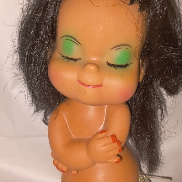 Vintage 1960"s Hawaiian Doll. Hong Kong - Picture 4 of 5